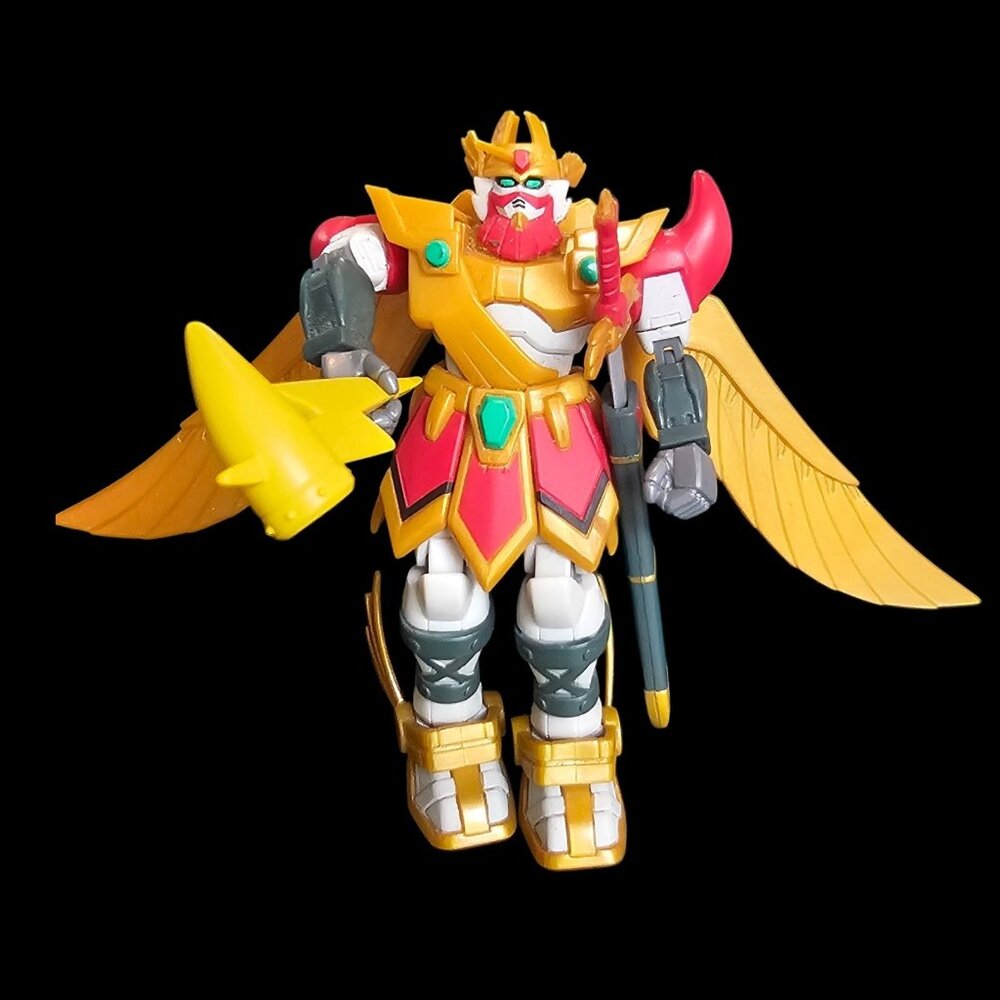 Y2K Bandai Mobile Suit Gundam‎ Fighter Zeus 4.5" Action Figure W Accessories